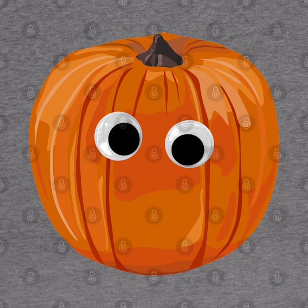 Googly eyed pumpkin by helengarvey